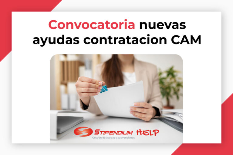 Lee más sobre el artículo Convocatoria nuevas ayudas contratación CAM